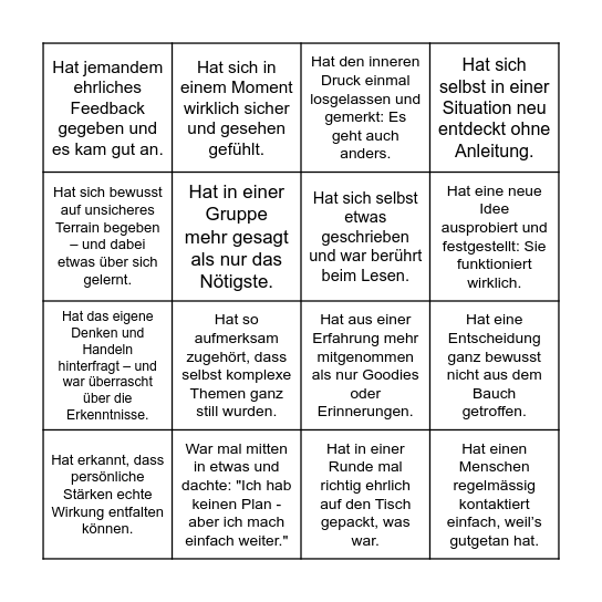 Stammtisch Haltungsexpedition Bingo Card