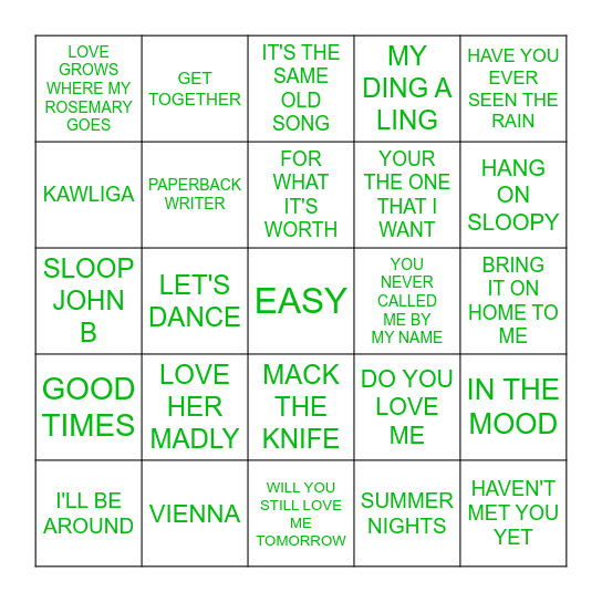 MOOSE 5-2-25 G3 Bingo Card