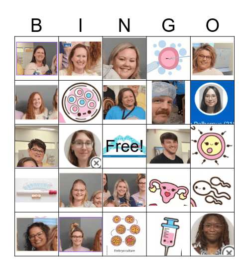 Penn Fertility BINGO Card