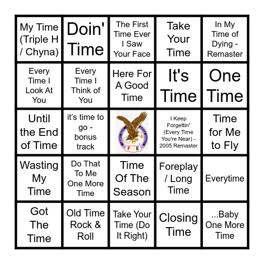 TIME Bingo Card