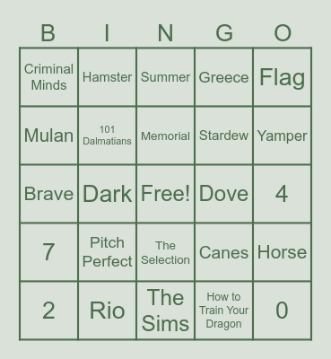 Ms Pollock Bingo 2 Bingo Card