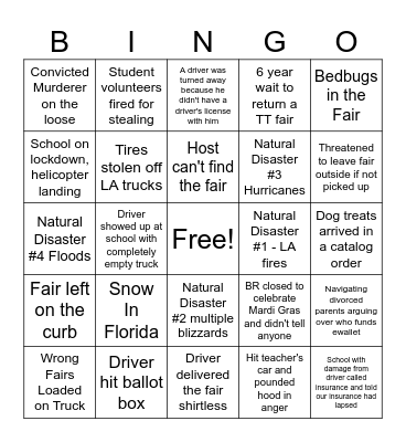 It's All Fun and Games in Distro Land Bingo Card