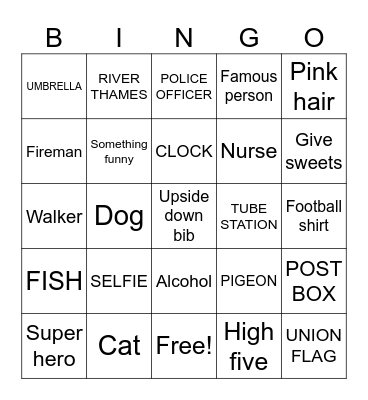 Marathon 2025 Bingo Card