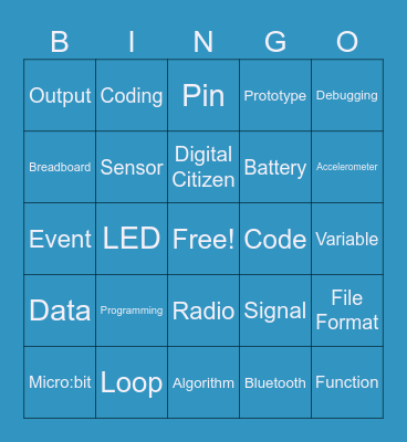 Micro:Bit Bingo Card