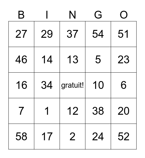 Raphael Hernandez Bingo Card