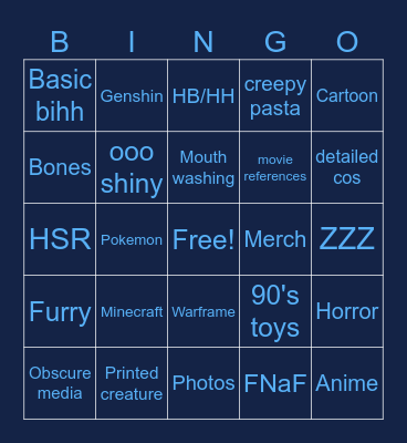 Con Bingo Card