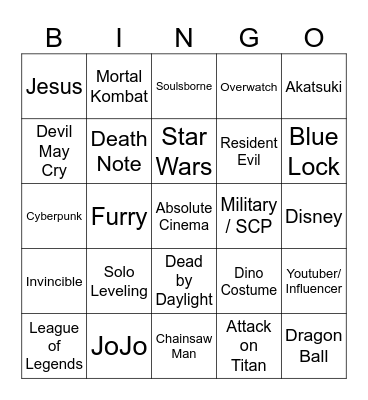 comic con 2025 for the boys Bingo Card