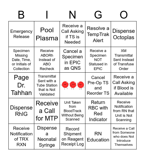 LAB WEEK 2025 Bingo Card