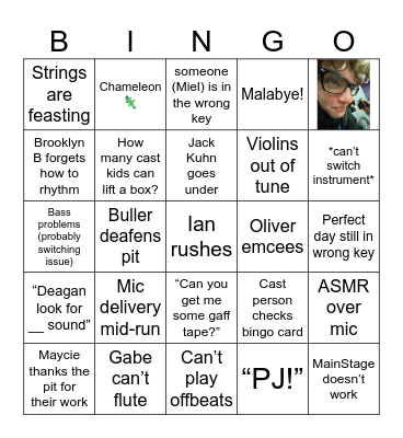 HELLO SATURDAY Bingo Card