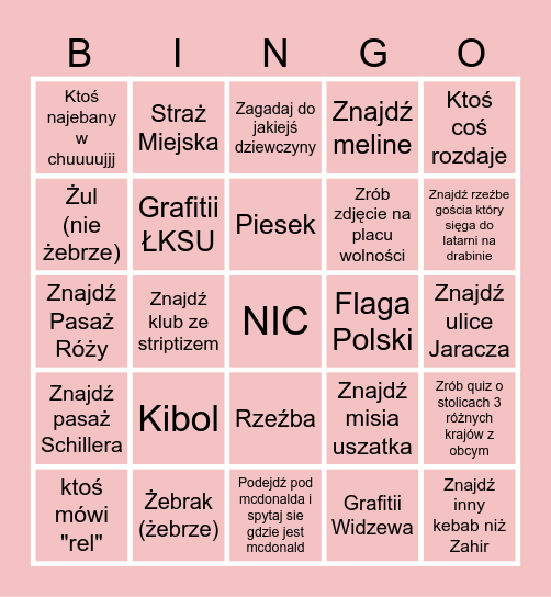 Walaszek212 Bingo Card