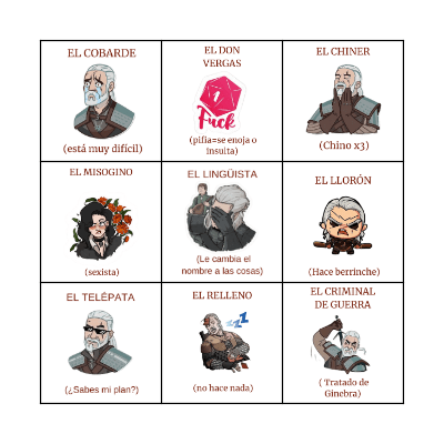 El Brujero Lotería Bingo Card