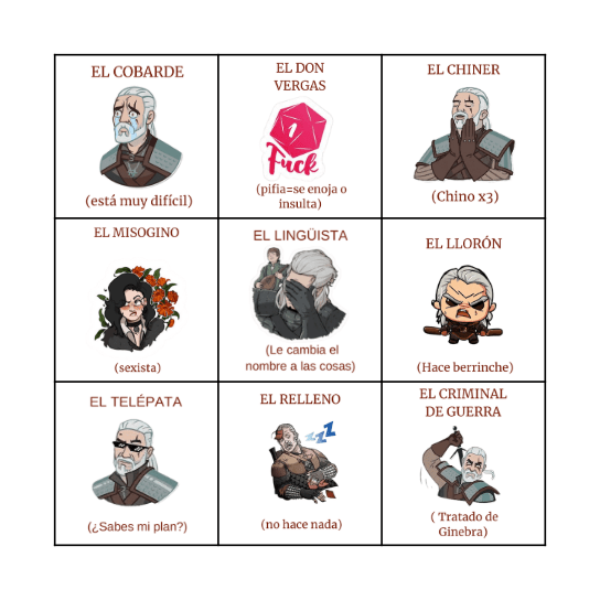 El Brujero Lotería Bingo Card