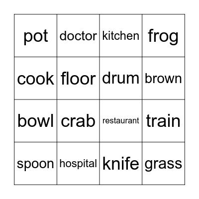 Jeremy and Irene Bingo Card
