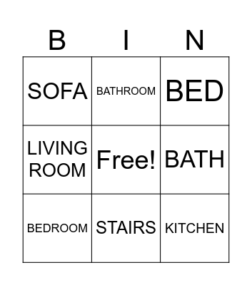HOUSE Bingo Card