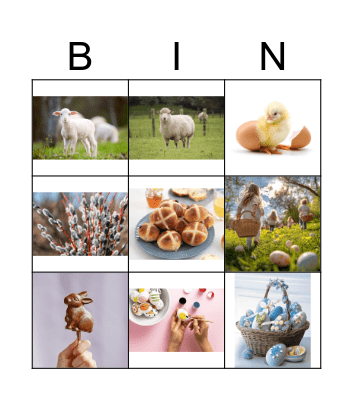 Easter Bingo Card