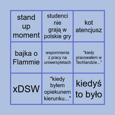 dr Makuch BINGO Card
