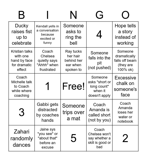 Silver Bingo Card