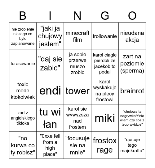 oifoehjegiurahgiu;oeahgar;uioghawr Bingo Card