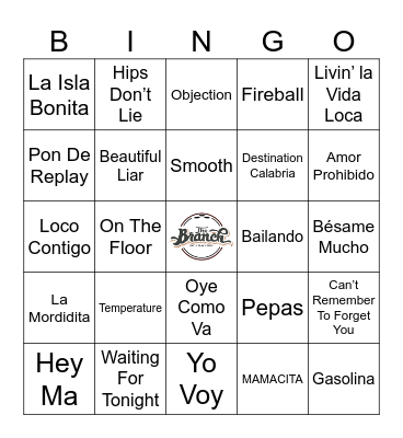 Spanish Flare Bingo Card
