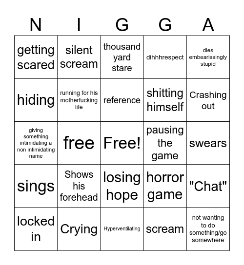 3fs/plenty Bingo Card