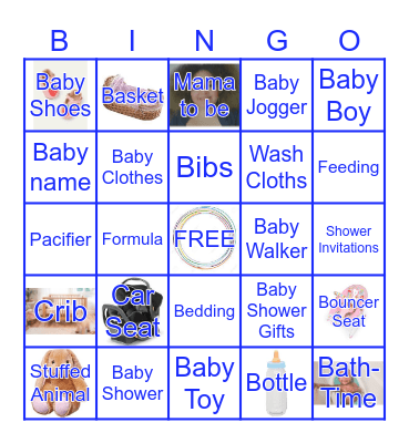 Mommy Myra Baby Shower! Bingo Card