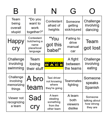 US 37 Bingo Card