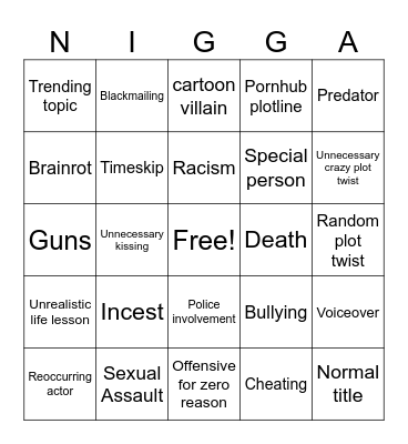 Tommorow's Teachings Bingo Card