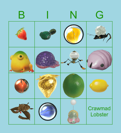 Stagnant Sea Bingo Card