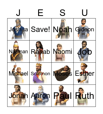 BIBLE BINGO Card