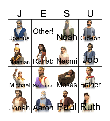 BIBLE BINGO Card
