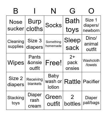 Here comes the Son Bingo Card