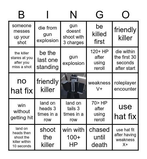 CHANCE BINGO (LETS GO GAMBLING!!!) Bingo Card