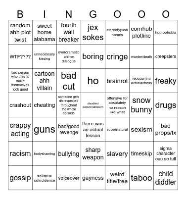 TT BINGO Card