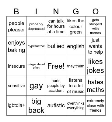 btrbyu Bingo Card