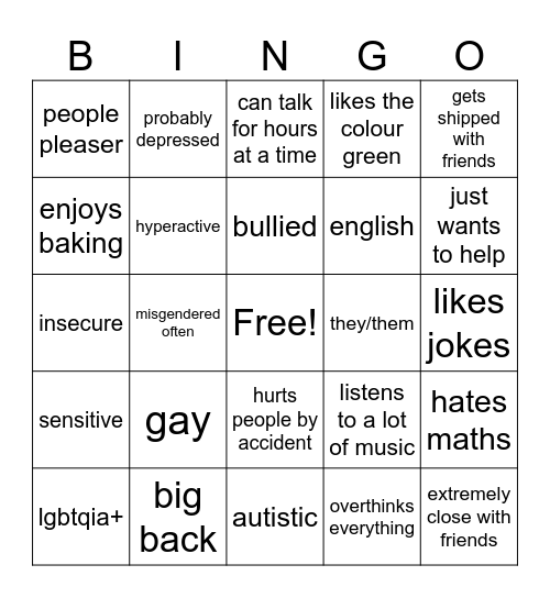 btrbyu Bingo Card
