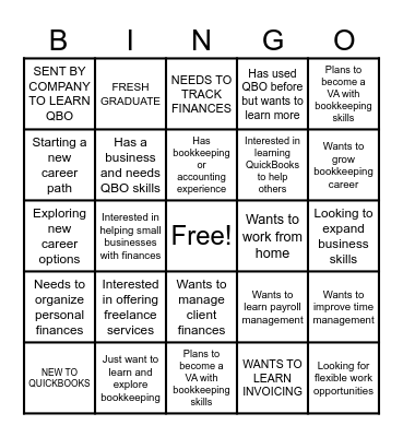 OBQB Bingo Card