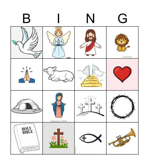 Easter Bingo Card
