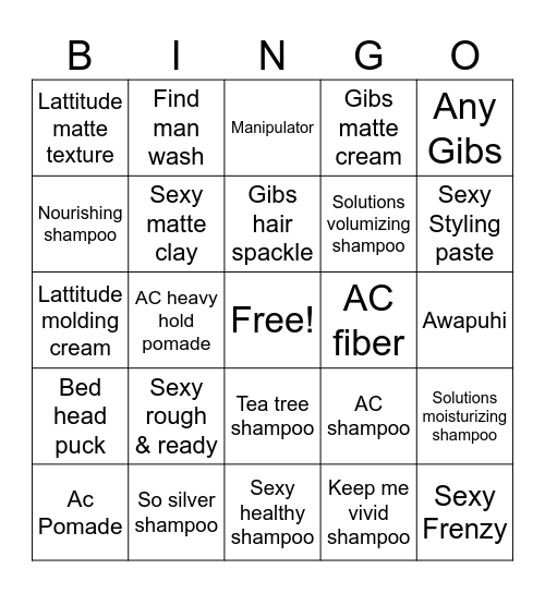 Pucks & Suds Bingo Card