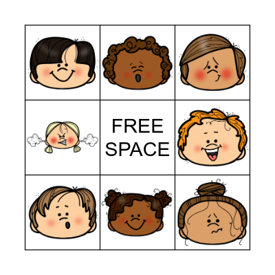 FEELINGS Bingo Card