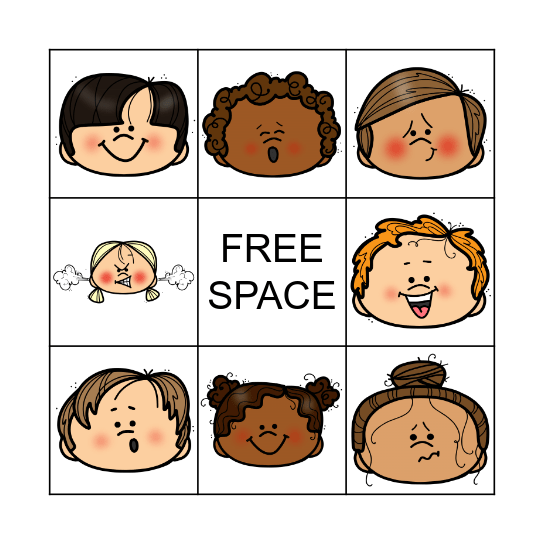 FEELINGS Bingo Card