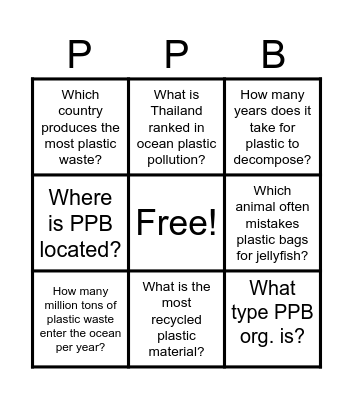 PRECIOUS PLASTIC BANGKOK Bingo Card
