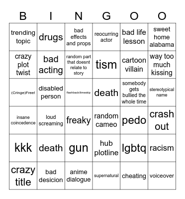 TT Bingo Card