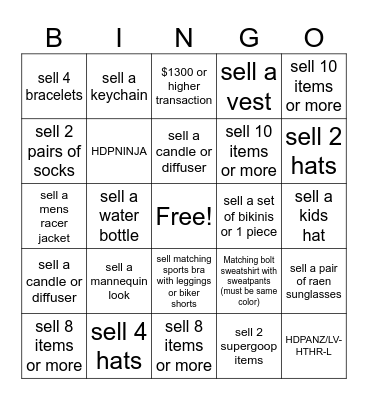 Spring Into Bingo! Bingo Card
