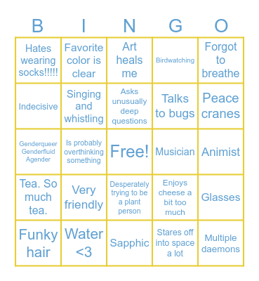 Delta Bingo Card