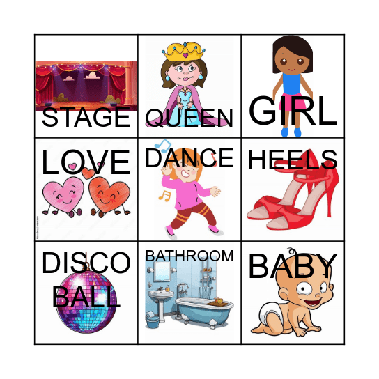 PINK PONY CLUB Bingo Card