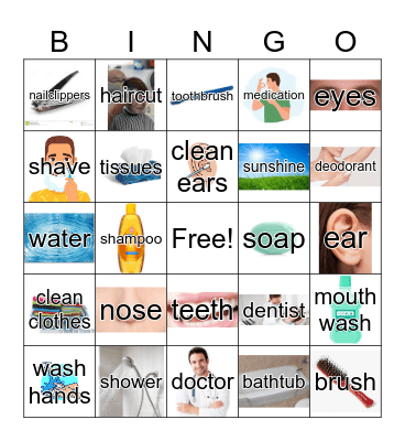HYGIENE BINGO Card
