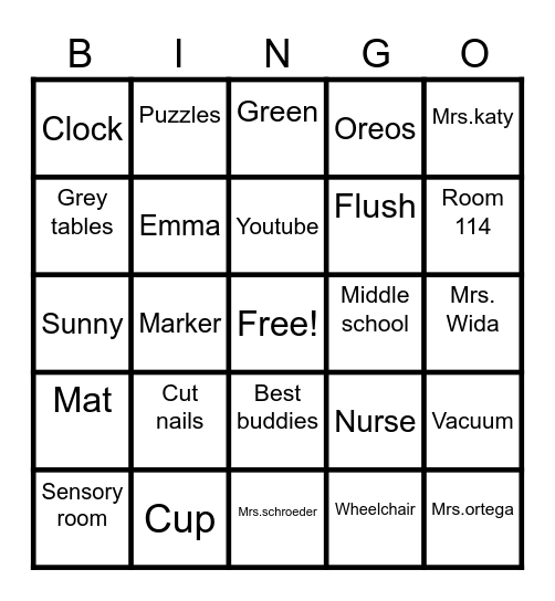 Essential Skills Bingo Card