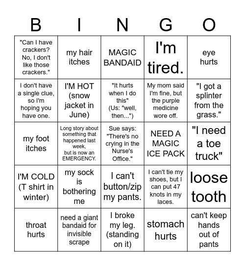C E L E B R A T I N G       S U E ! Bingo Card