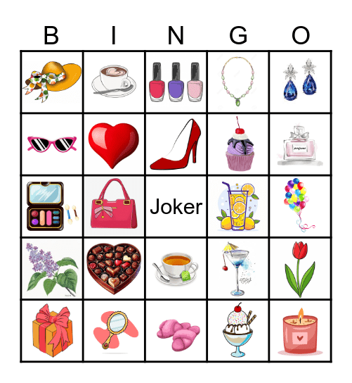 Anyák napi bingó Bingo Card