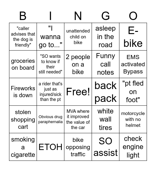 US19 Bingo Card